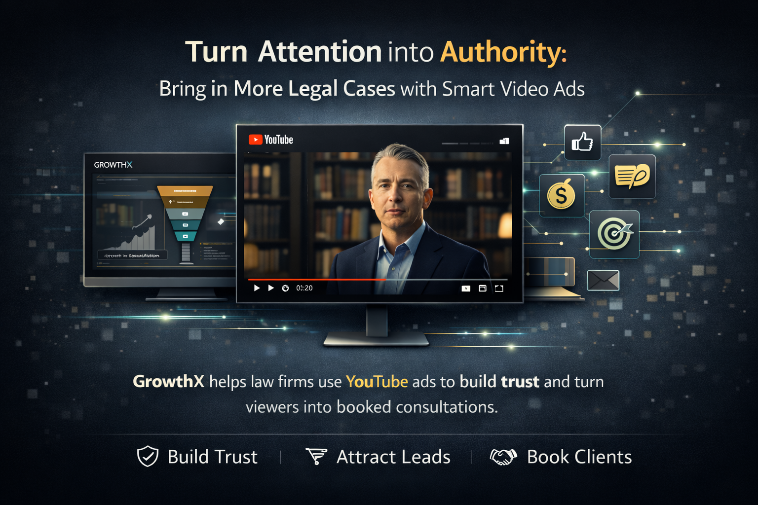 Turn Attention into Authority: Bring in More Legal Cases with Smart Video Ads